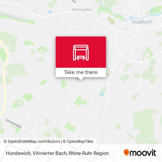 Hundewick, Vitivierter Bach map
