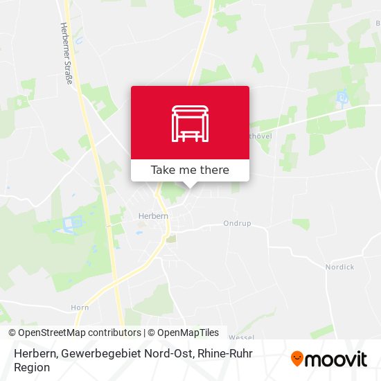 Herbern, Gewerbegebiet Nord-Ost map