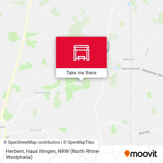 Herbern, Haus Itlingen map