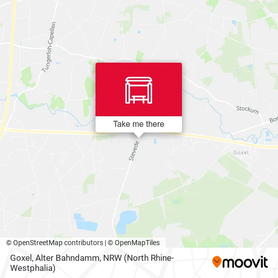 Карта Goxel, Alter Bahndamm