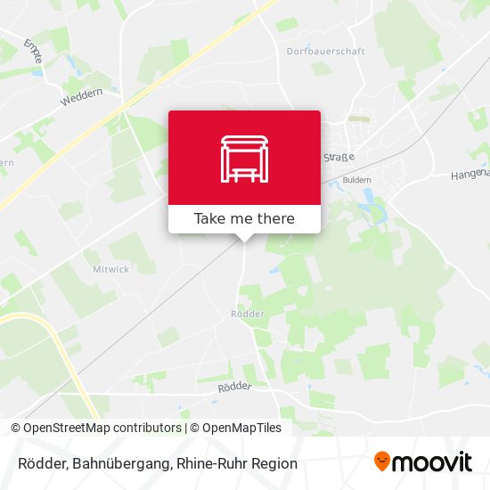 Rödder, Bahnübergang map