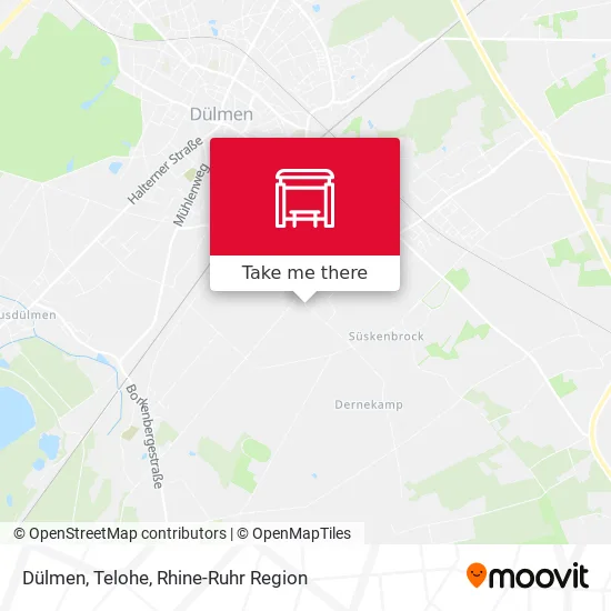 Карта Dülmen, Telohe