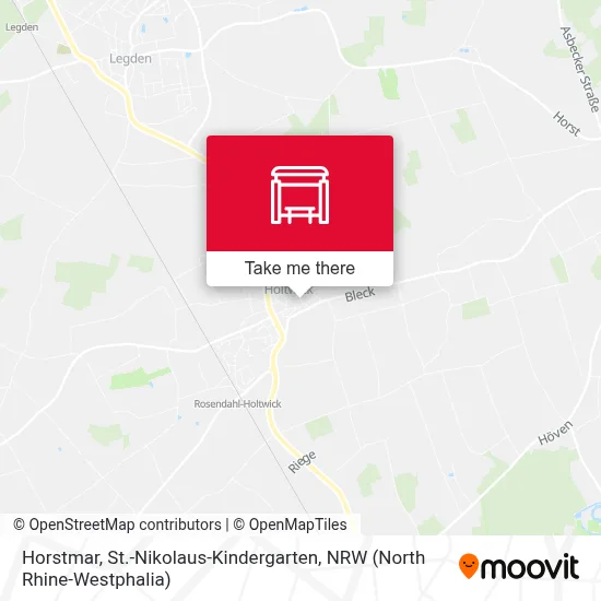 Horstmar, St.-Nikolaus-Kindergarten map