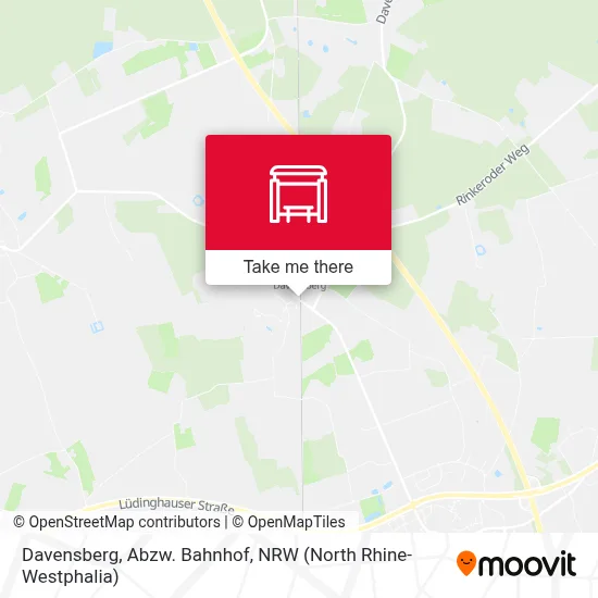 Davensberg, Abzw. Bahnhof map