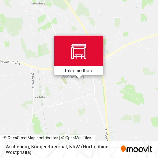 Ascheberg, Kriegerehrenmal map