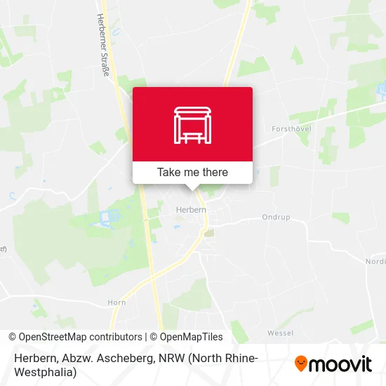 Herbern, Abzw. Ascheberg map
