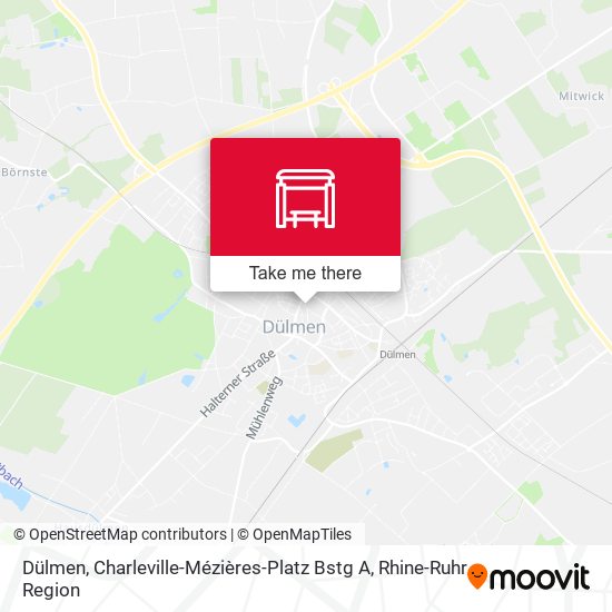 Dülmen, Charleville-Mézières-Platz Bstg A map