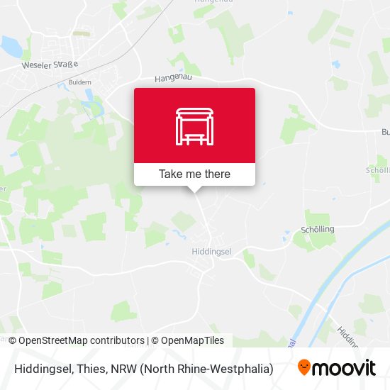 Hiddingsel, Thies map