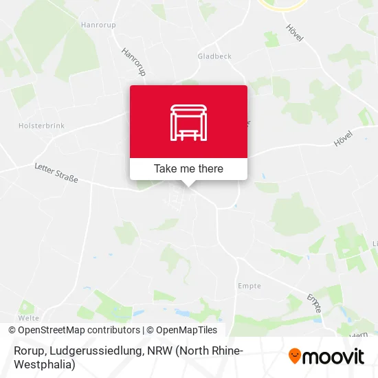 Карта Rorup, Ludgerussiedlung