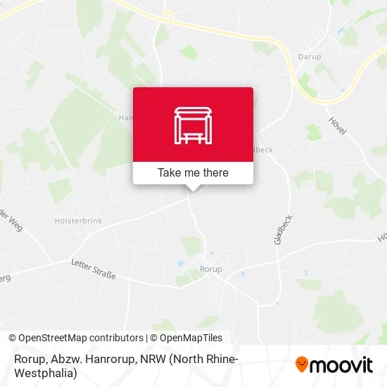 Карта Rorup, Abzw. Hanrorup