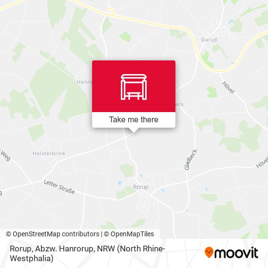 Карта Rorup, Abzw. Hanrorup