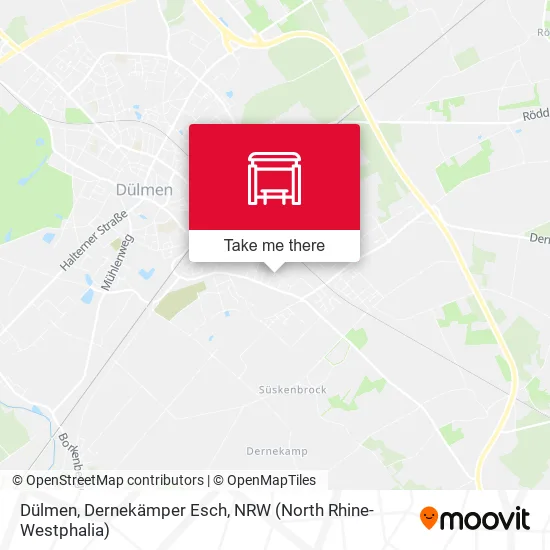 Карта Dülmen, Dernekämper Esch