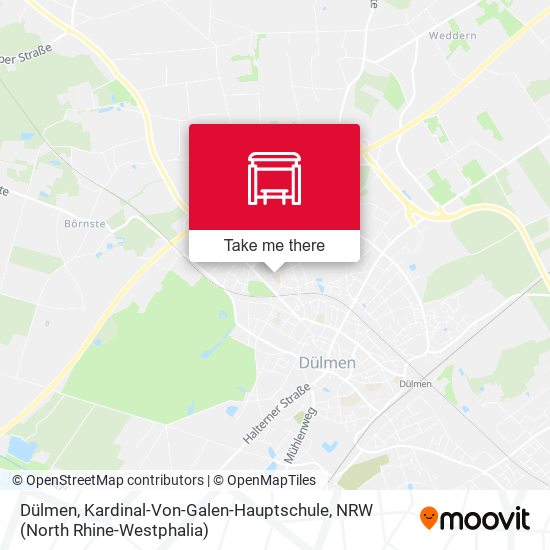 Dülmen, Kardinal-Von-Galen-Hauptschule map