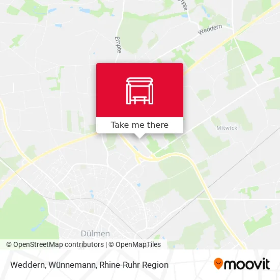 Карта Weddern, Wünnemann
