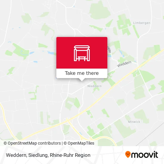Карта Weddern, Siedlung