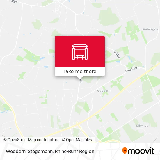 Карта Weddern, Stegemann