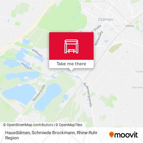 Hausdülmen, Schmiede Brockmann map
