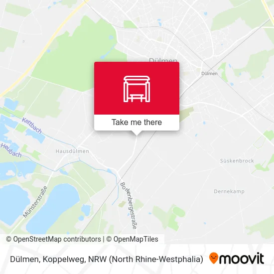 Dülmen, Koppelweg map