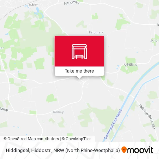 Карта Hiddingsel, Hiddostr.