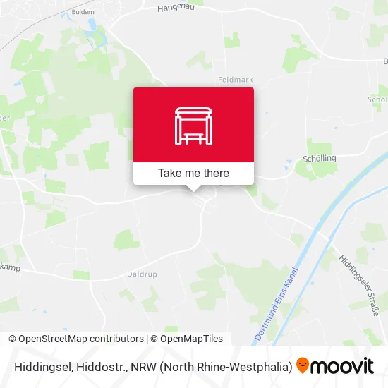 Карта Hiddingsel, Hiddostr.