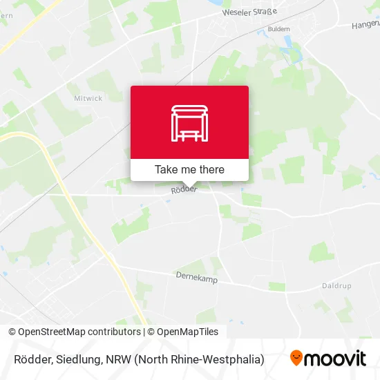 Карта Rödder, Siedlung