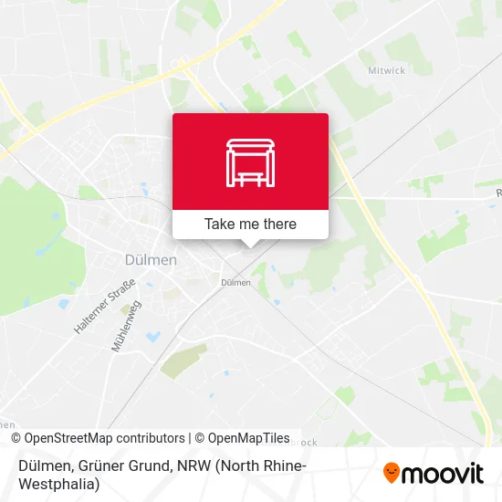 Dülmen, Grüner Grund map