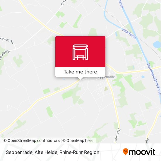 Seppenrade, Alte Heide map