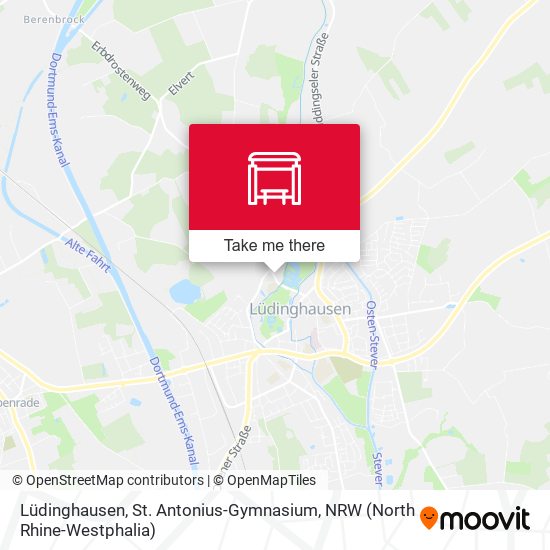 Lüdinghausen, St. Antonius-Gymnasium map