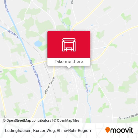 Lüdinghausen, Kurzer Weg map