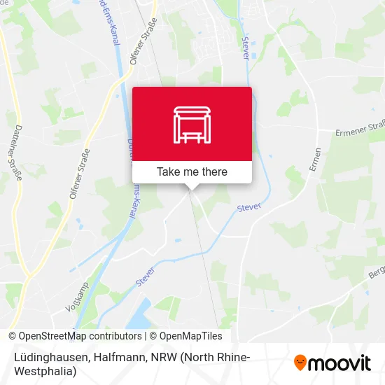 Lüdinghausen, Halfmann map