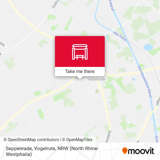 Seppenrade, Vogelrute map