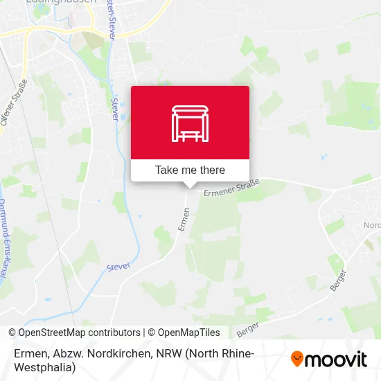 Ermen, Abzw. Nordkirchen map