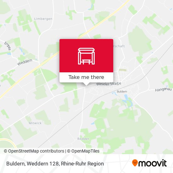 Карта Buldern, Weddern 128