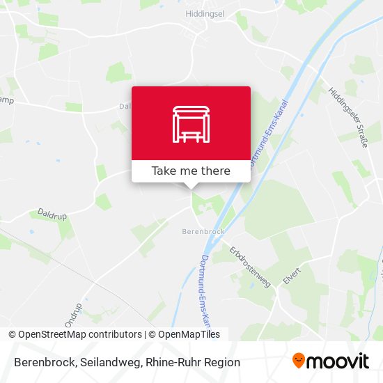 Berenbrock, Seilandweg map