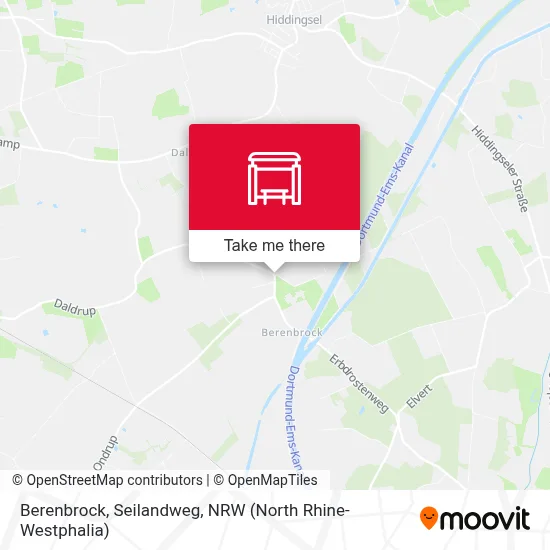 Berenbrock, Seilandweg map