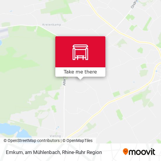 Emkum, am Mühlenbach map