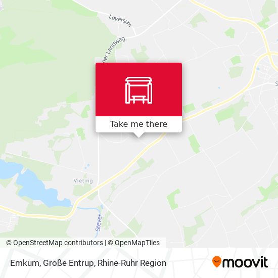 Emkum, Große Entrup map