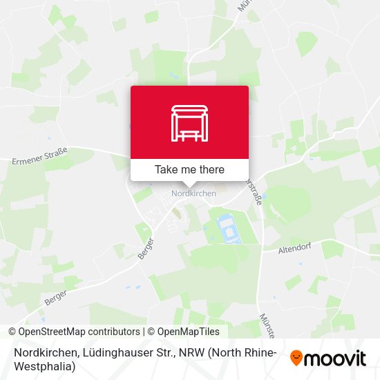Карта Nordkirchen, Lüdinghauser Str.