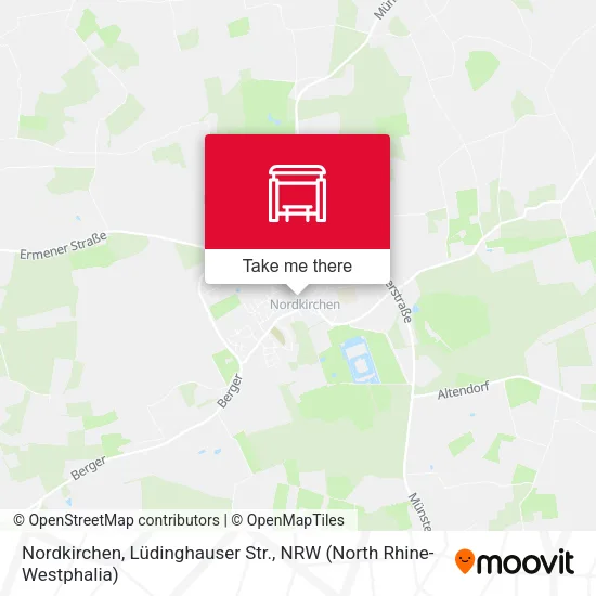 Карта Nordkirchen, Lüdinghauser Str.