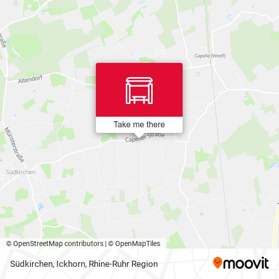 Südkirchen, Ickhorn map