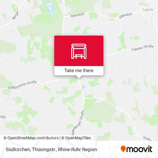 Südkirchen, Thüsingstr. map