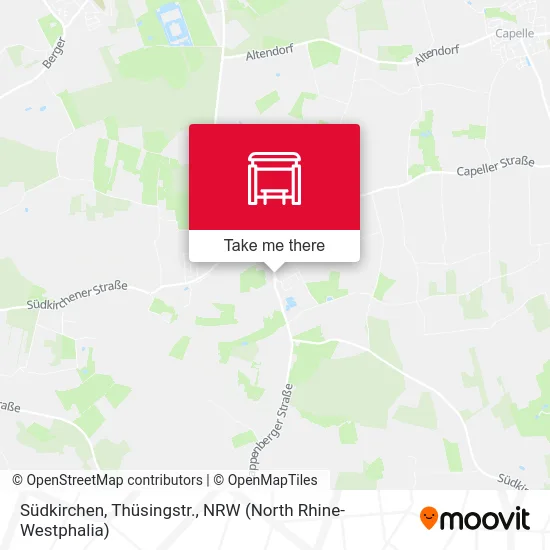 Südkirchen, Thüsingstr. map