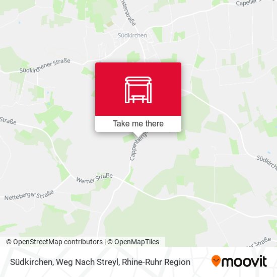 Südkirchen, Weg Nach Streyl map