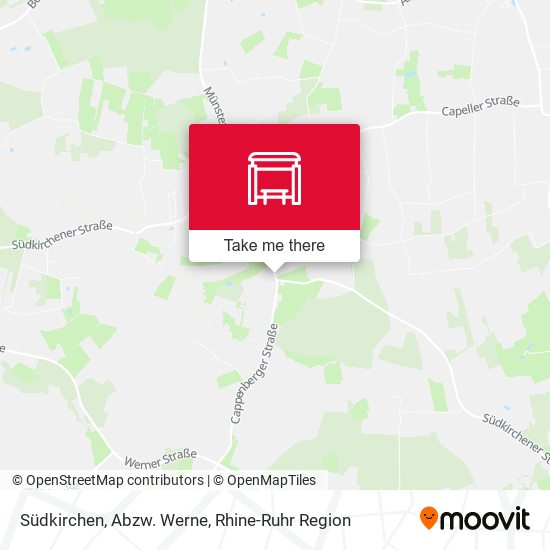 Südkirchen, Abzw. Werne map