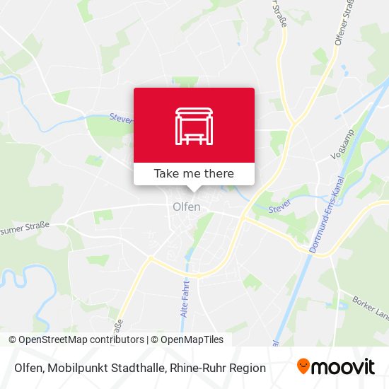 Olfen, Mobilpunkt Stadthalle map