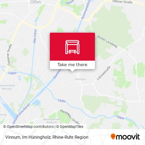 Vinnum, Im Hüningholz map