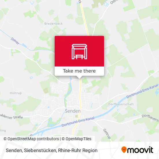 Карта Senden, Siebenstücken