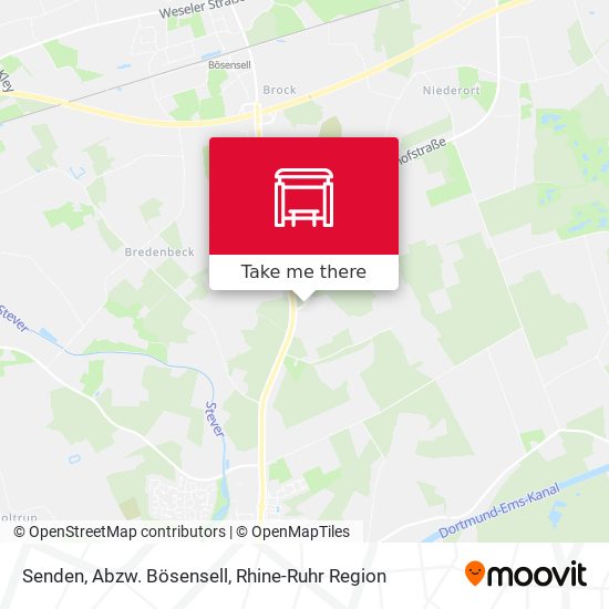 Senden, Abzw. Bösensell map