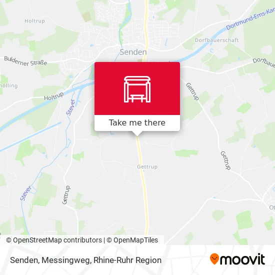 Карта Senden, Messingweg