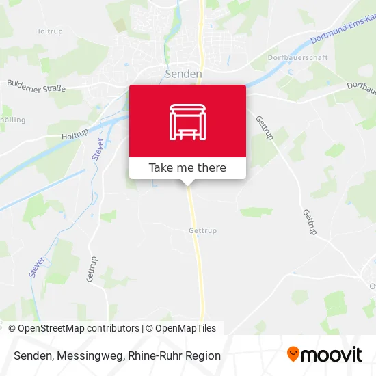 Карта Senden, Messingweg